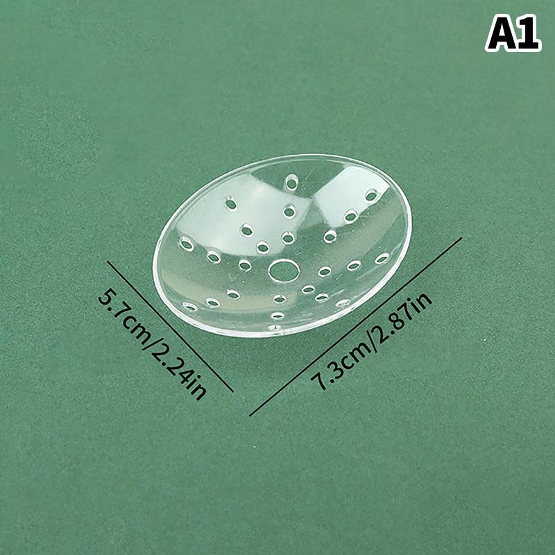 1 шт. прозрачный пластиковый щиток для ухода за глазами, пористый офтальмологический овальный щиток для глаз