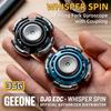DJG EDC WHISPER SPIN 4 Лопасти Металлический Фиджет Спиннер Со Звуком Камертона Игрушка для Снятия Стресса и Декомпрессии