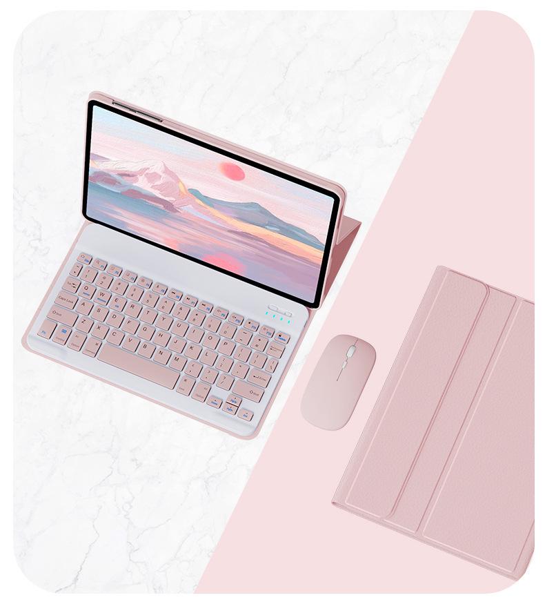 Магнитный чехол-клавиатура Bluetooth с подсветкой для Xiaomi Redmipad2 (Русский/Португальский) - Совместимо с моделью 2025 года