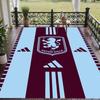 Ковер из хрустального велюра с дизайном Aston Villa, Мягкий нескользящий коврик для пола, Декор гостиной, спальни