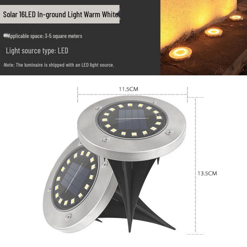 Outdoor Waterproof Super Bright Solar Ground Lights