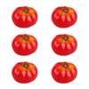 6Pcs Realistic Simulation Vegetable Models Artificial Vegetable Toy Kitchen Vegetable Decoration for Display Photography