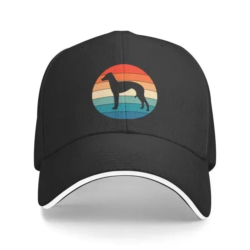 Custom Punk Vintage Retro Greyhound Dog Lover Baseball Cap for Men Women Breathable Dog Owner Dad Hat Performance
