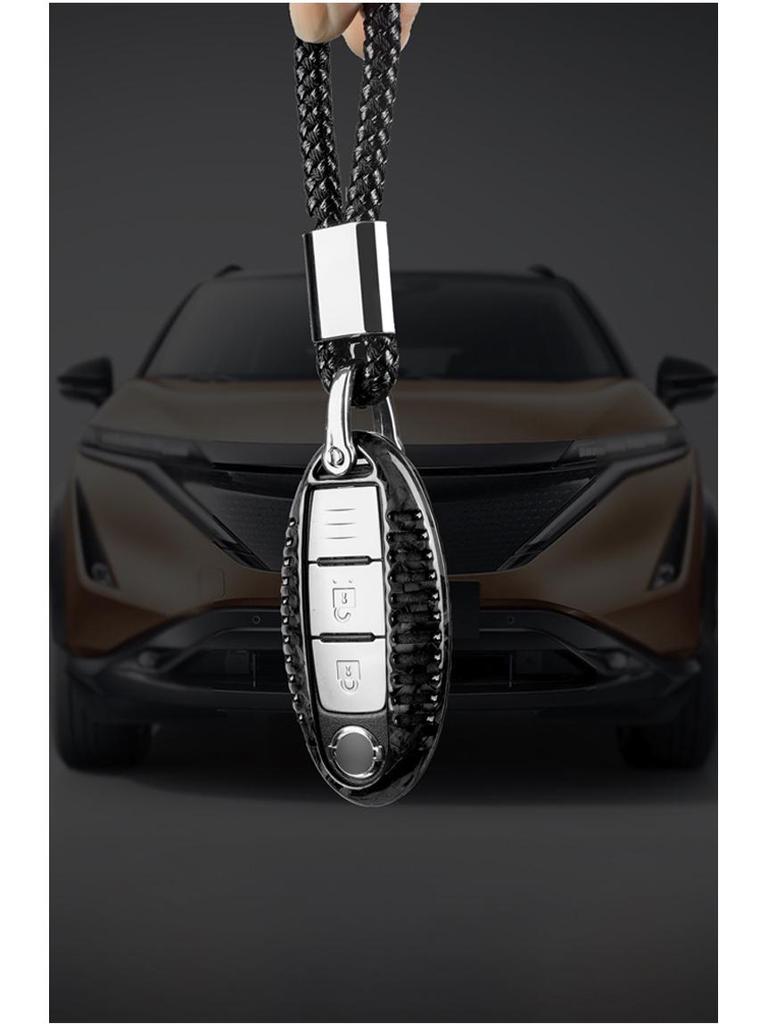 Real Carbon Fiber Key Shell for Nissan/Infiniti/Teana/Sylphy