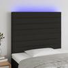 VidaXL LED Headboard Bedroom Furniture Single Bed Accessory Headboard Interior Black 3122556