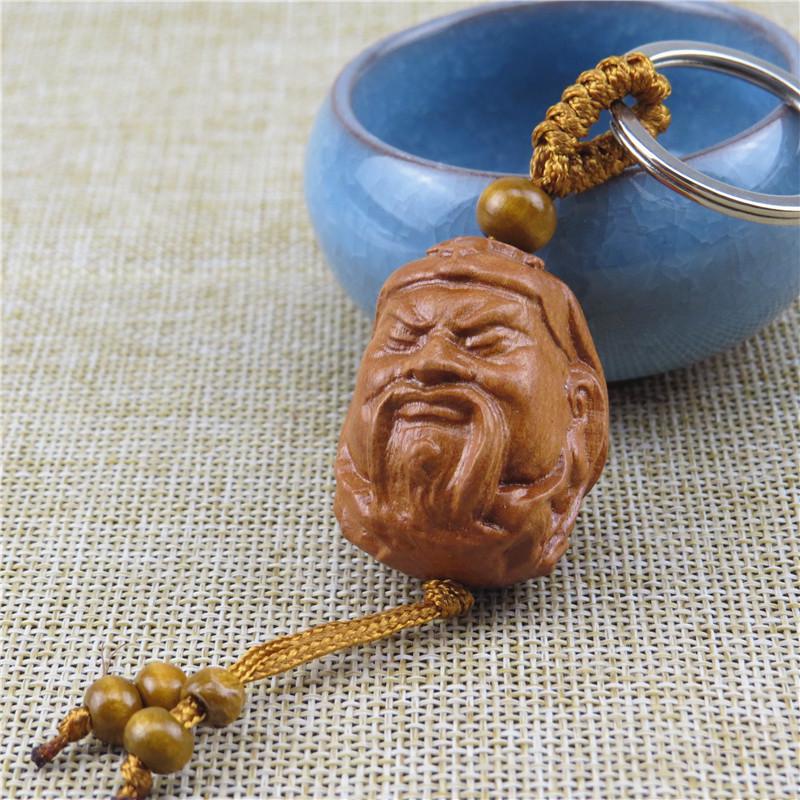 Брелок-подвеска в виде тыквы Pixiu из красного дерева с 3D-резьбой