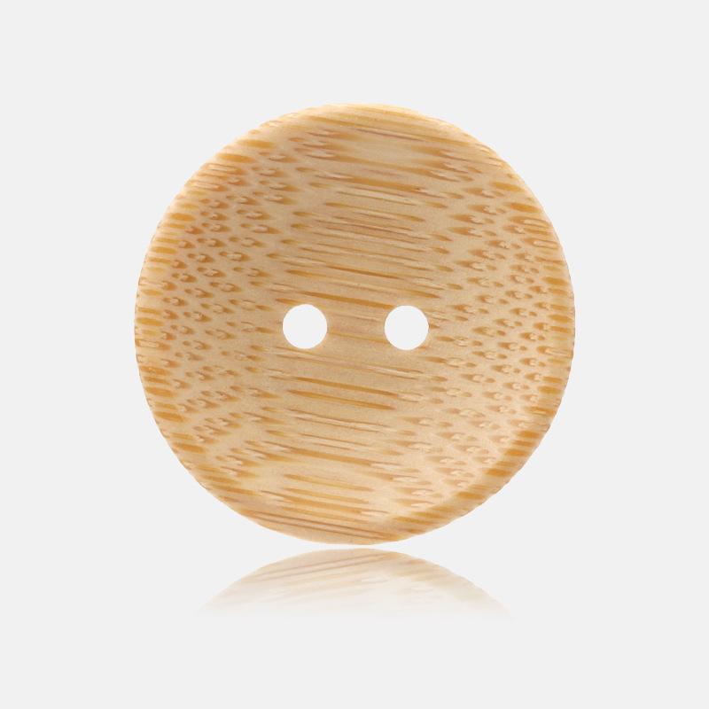 10Pcs Ring Bamboo Bowl Button Bowl Type Log Color Natural Bamboo Button Button Dress Knitted Sweater Jacket Cotton And Linen Clothing