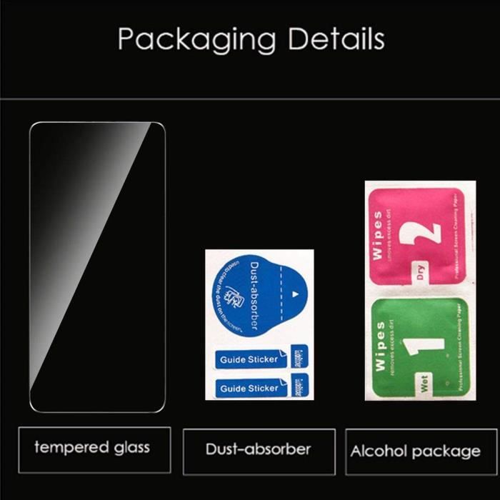 Film de protection - Xiaomi - Redmi Note 9 - Verre trempé - Ultra résistant 9H - 3 Pack