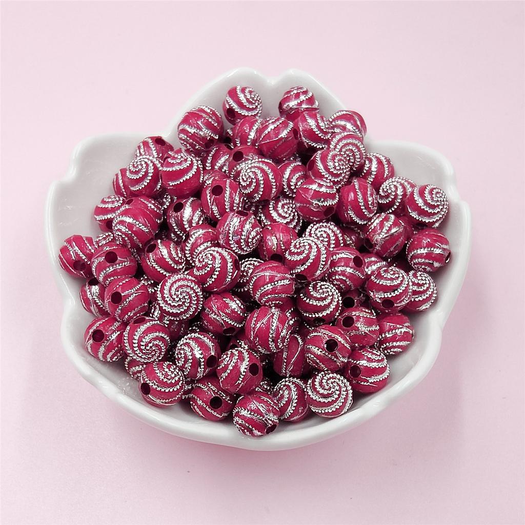 100 шт. Бусины-разделители 8 мм для изготовления ювелирных изделий со стразами, свободные бусины, акрил