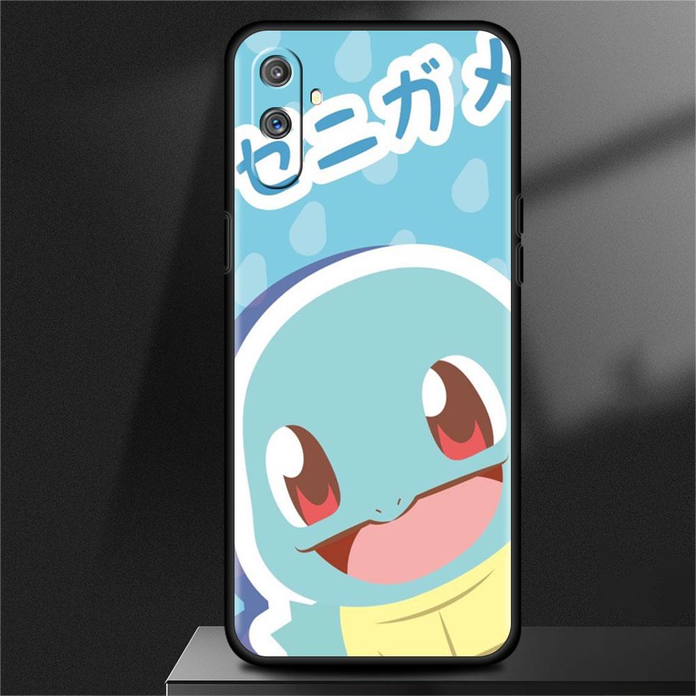 Мягкий чехол для Oppo Realme 8 7 6 Pro 9i GT Neo 2 3 Master C21 C21Y C15 C11 C3 8i, черный силиконовый чехол для телефона с милым покемоном EEvee