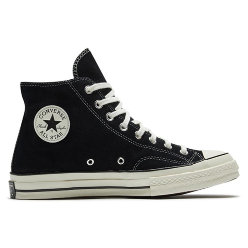 Converse Chuck 70 Chuck Taylor 1970-е Hi Минималистичные Классические Высокие Кеды из Канваса Унисекс Черные