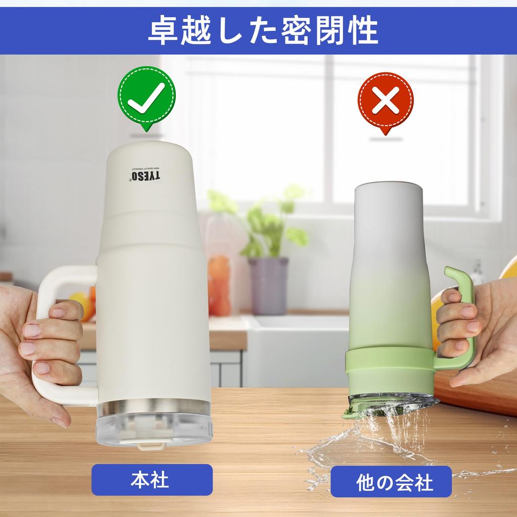 Бутылка для воды TYESO Tumbler, бутылка из нержавеющей стали с холодной изоляцией, бутылка для воды с трубочкой, кружка для улицы с вакуумной изоляцией, двойная структура, широкая
