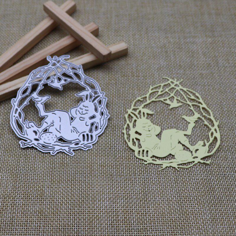 Новые животные кролик птица пасхальные яйца трафарет металлический трафарет для скрапбукинга практика практическое занятие своими руками