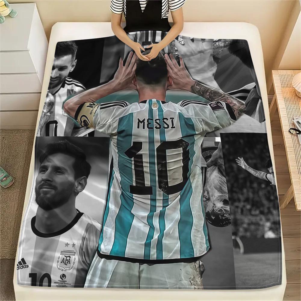Lionel Messi Flannel Blanket, High quality Comfortable for All Seasons, Home Decor, Warmth and Comfort