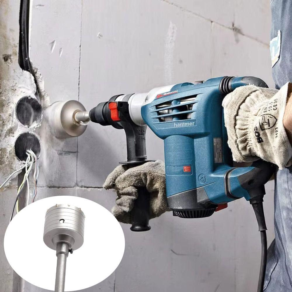 40mm-60mm Concrete Hole Saw Round Shaft Masonry Construction Tool Concrete Wall