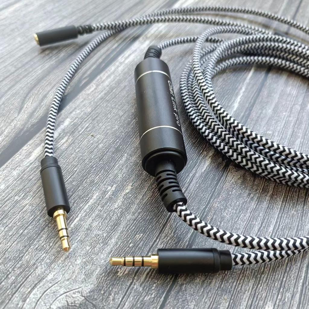 Chat Link Pro Cable Capture Voice Chat Gameplay 2M Sound Extra Long Cable Sturdy and Stretchable Chat Link Pro Cord