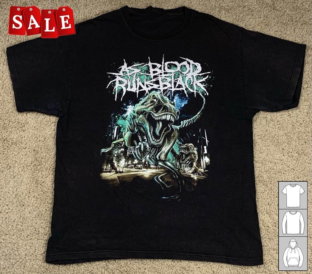 New As Blood Runs Black Deathcore Metal Band Gift For Fans Men All Size JM337 Unisex T-Shirt