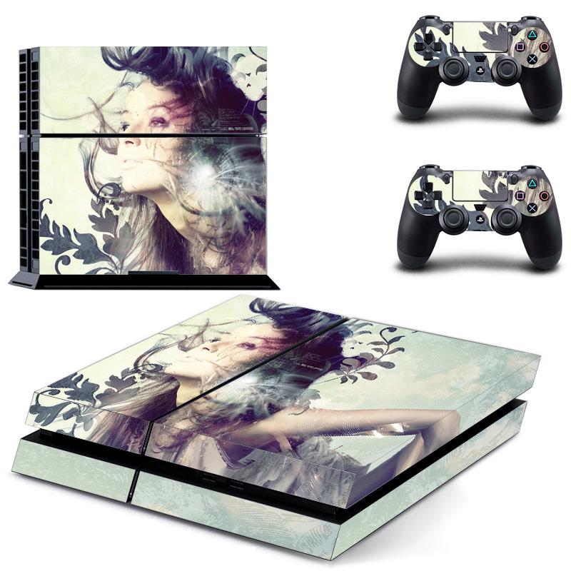 Наклейки для PS4, наклейки для PlayStation 4, наклейки, наклейки, чехол для PlayStation 4, консоли и контроллера PS4, виниловые скины
