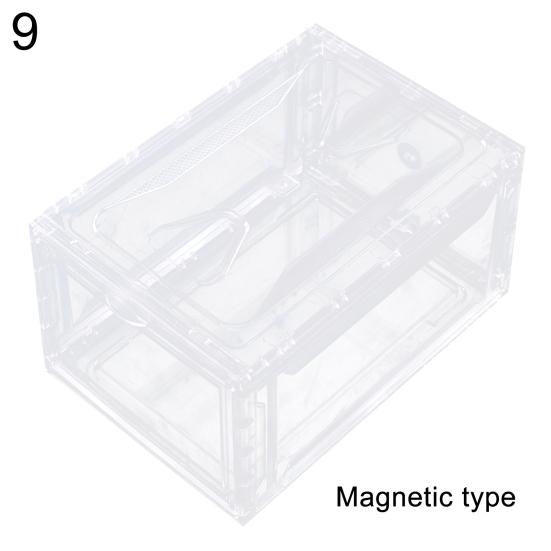 Магнитный утолщенный пылезащитный контейнер для хранения обуви, органайзер для кроссовок