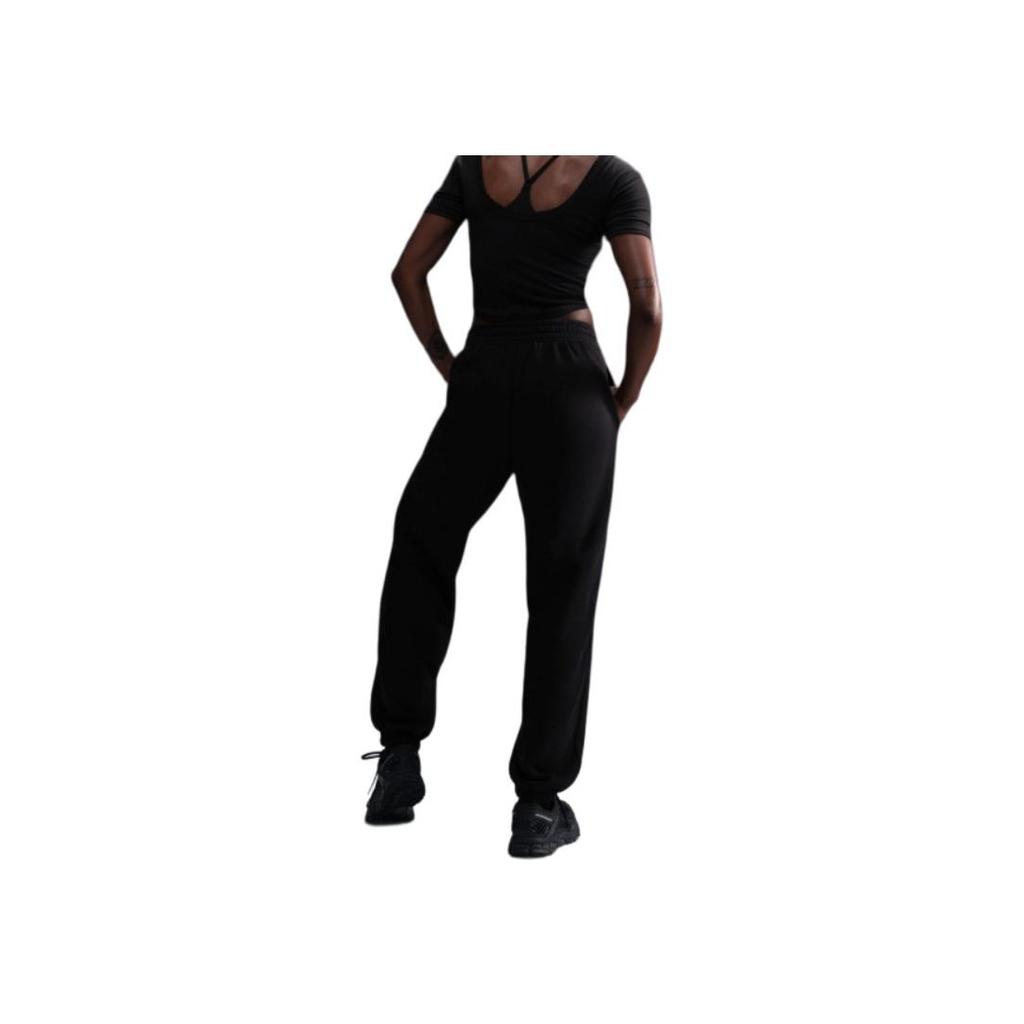 Nike Sportswear Phoenix Fleece Logo Embroidered Comfortable Cuffed Fleece Joggers Women Joggers Black FZ5996-010