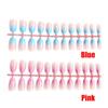 24Pcs Ballerina Acrylic Beauty Tools Full Cover Coffin Fake Nails Flame False Nail Tips Manicure