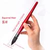 Squirrel Hair Round Head Pointed Mop Brush Watercolor Paint Brushes Gouache Brush Pen Art Hook Line Pen For School Art Supplies