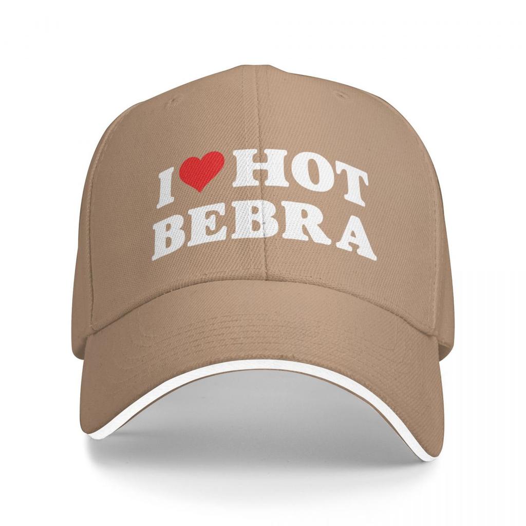 Кепка I Heart Hot Bebra I Love Hot Bebra, бейсболка, детская шапка, зимняя кепка унисекс, женская кепка