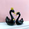 Шикарные статуи лебедя, топперы, реалистичная форма, две части, декоративные