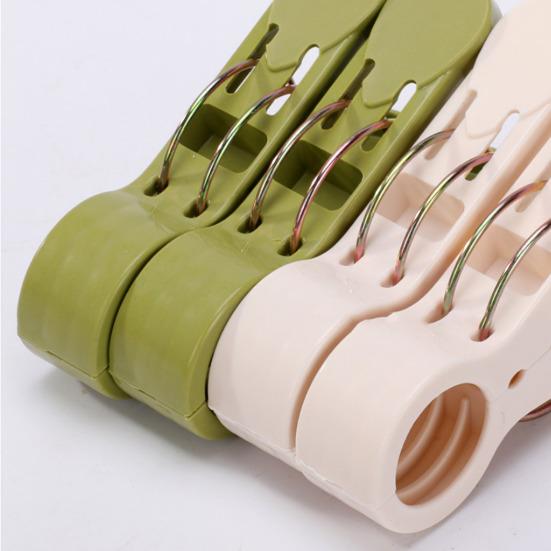 4 шт. зажимов для пляжных полотенец, многоцелевые зажимы для белья с противоскользящим пружинным механизмом, портативные прочные зажимы для сушки одежды