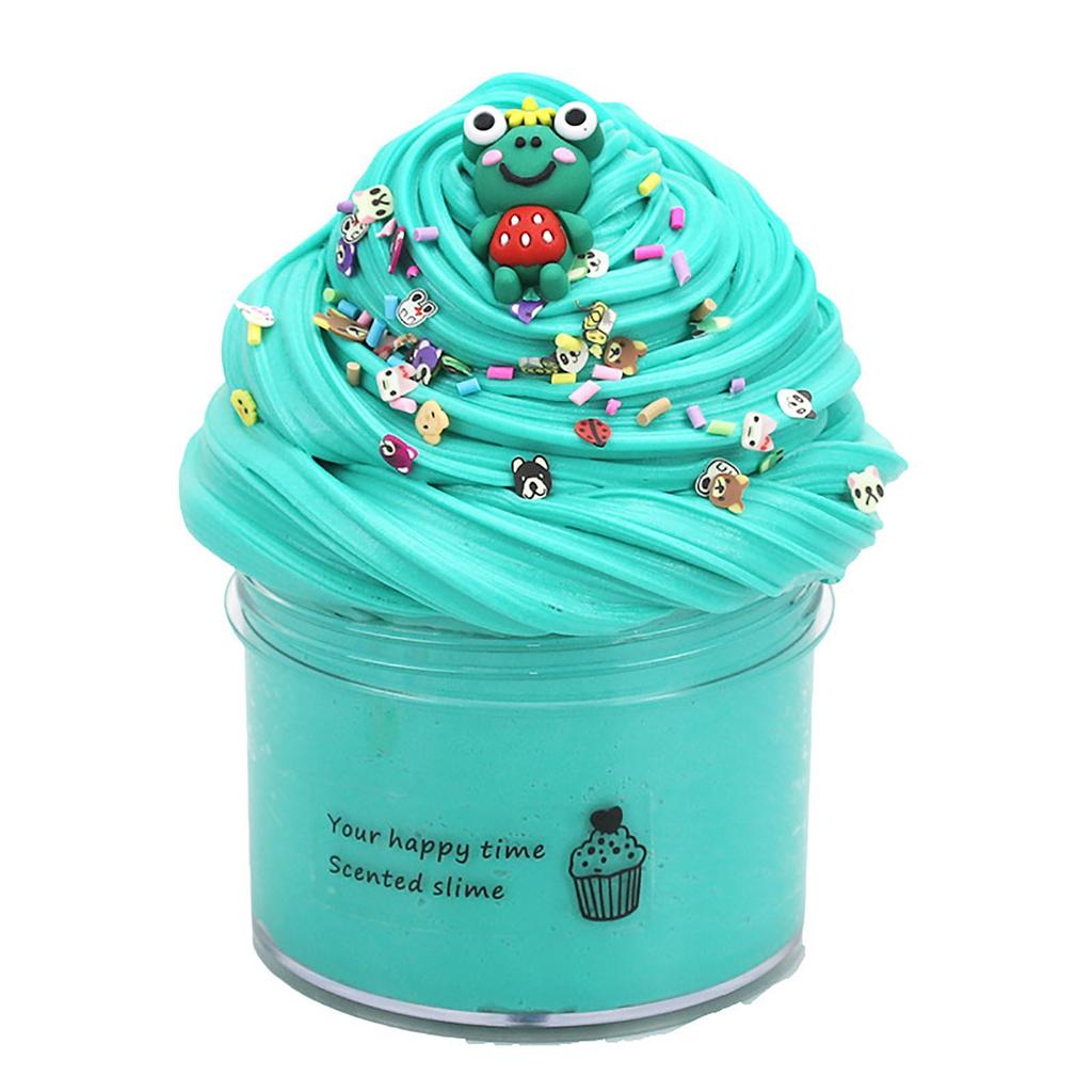 Festive 70ml Fruit Butter Slime Kit, Non-sticky Scented Cloud Slime, DIY Handmade Craft for Stress Relief & Holiday Gifts