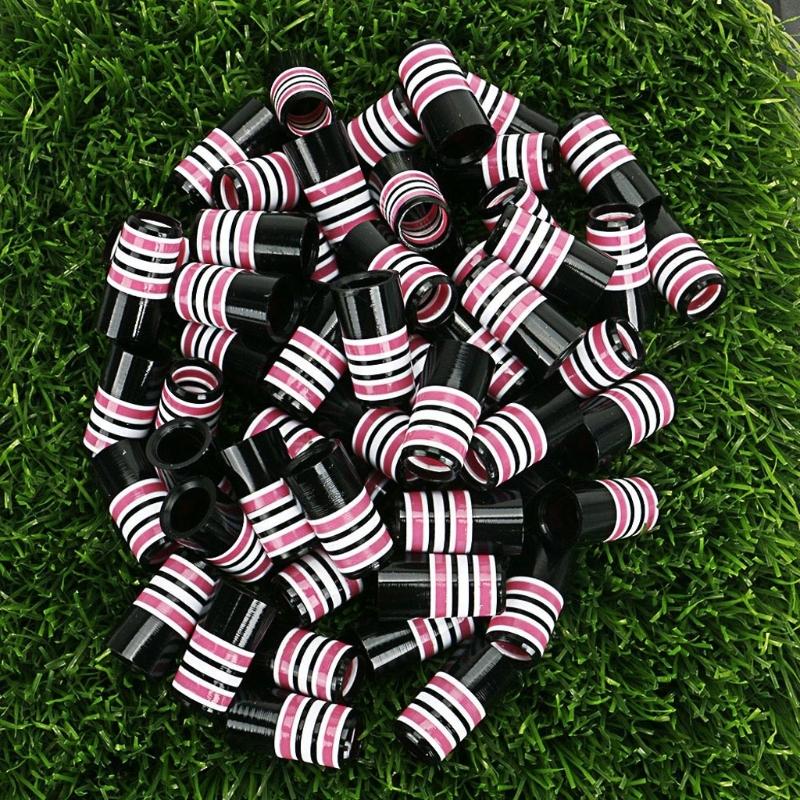 10Pcs MultiRing Golfs Iron Ferrules Striped Golfs Iron Ferrules Golfs Tapered Ferrules Golfs Accessory for Most Iron Shaft