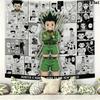 Настенный гобелен Hunter X Hunter Эстетичный настенный подвесной тканевый плед Декоративные гобелены для спальни гостиной Домашний декор