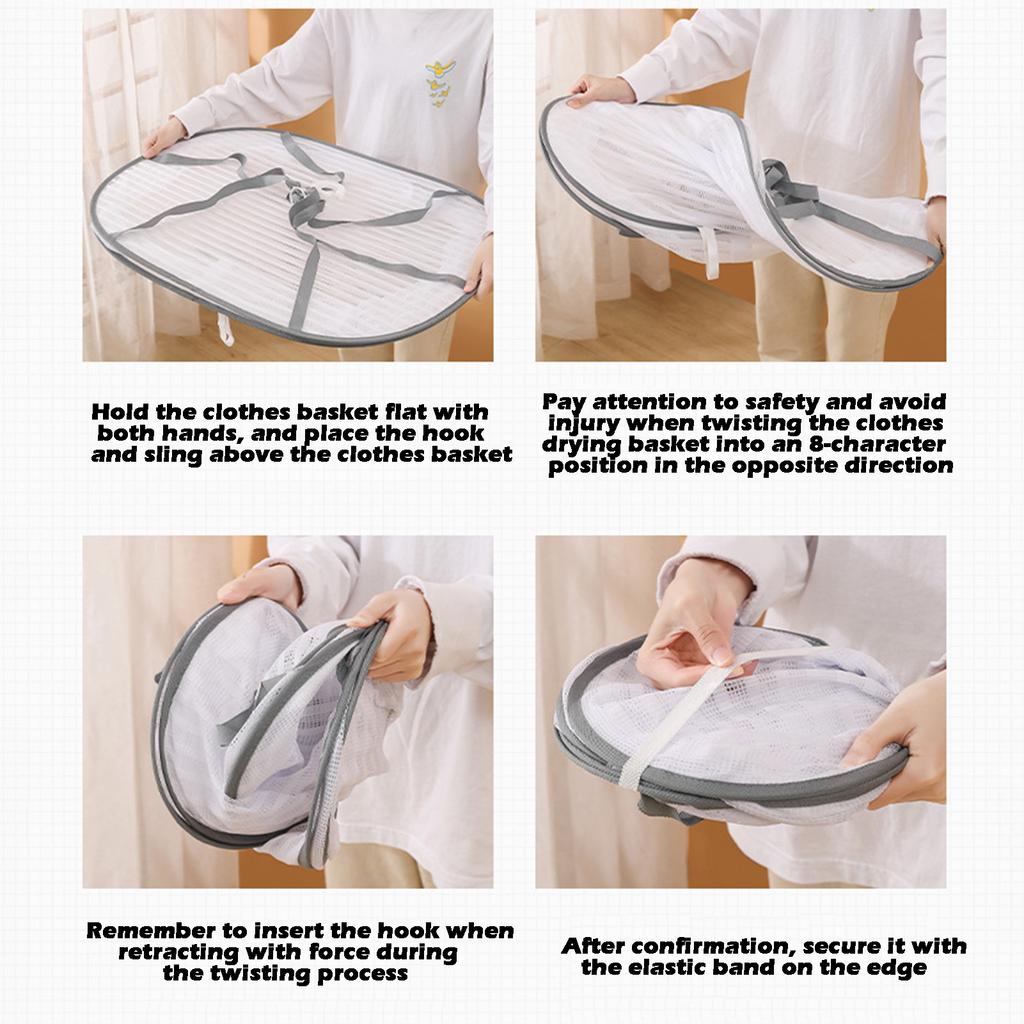 Складная сетчатая корзина для сушки 1-3 слоя, ветрозащитная молния, сушилка для рыбы и фруктов, большая емкость, держатель для сушки для помещений и улицы