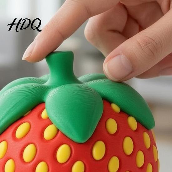 Игрушка-дракон с гибкими суставами Яйцо-клубника Подвижный дракон 3D-печатная фиджет