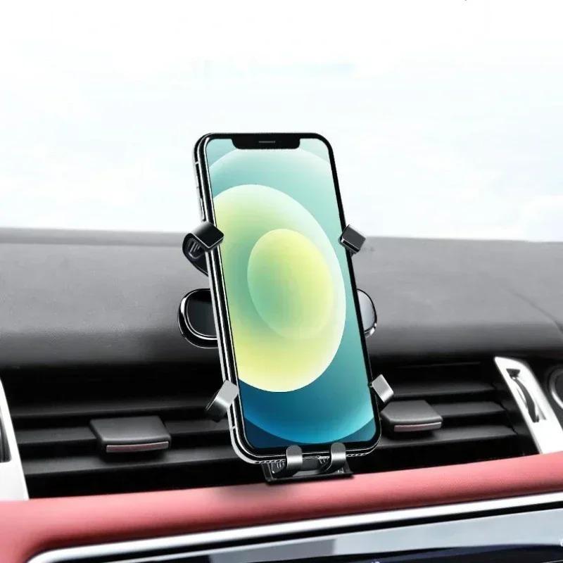 For Land Rover Discover Sports 2015-2026 ABS Car Air Vent Mobile Phone Holder GPS Navigation Holder Interior Car Accessories