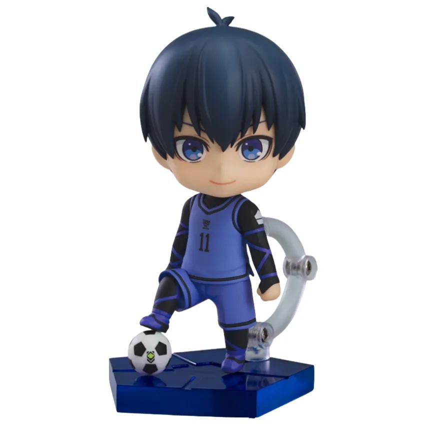 Аниме Blue Lock Rin Itoshi Mikage Reo Isagi Yoichi Фигурка Q Версия Подвижная Модель ПВХ Игрушки Подарки
