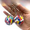 International Flag Football Keychain Pendant - Mini World Cup Sports Gift