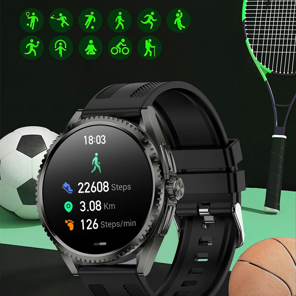 Умные часы CF52 с поддержкой Bluetooth-звонков, фитнес-трекер, монитор здоровья, смарт-часы, силиконовый ремешок