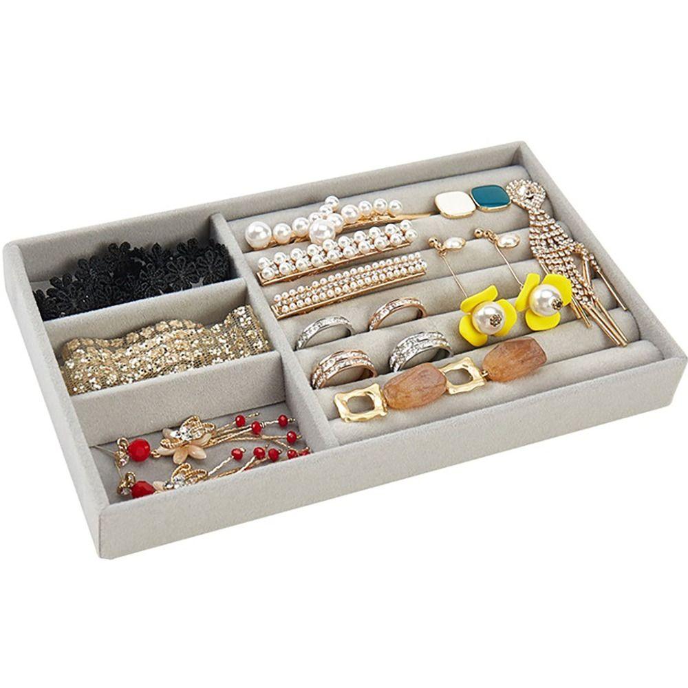 Складная коробка для хранения колец, витрина, держатель для ювелирных изделий, мягкий органайзер для ожерелий, шкатулка для ювелирных изделий