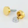 Новые рекламные винты из нержавеющей стали, гвозди, гвозди для крепления зеркал, винты с декоративными крышками, заглушки для винтов, крепления для зеркал