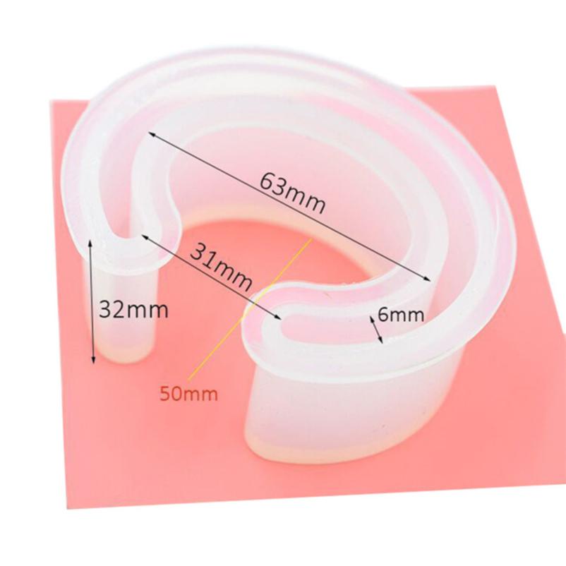 Прозрачные формы для эпоксидной смолы, силиконовые формы для браслетов, цветы, 1 шт., прозрачные ручной работы