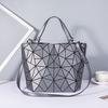 Bag Women's Bag New Crossbody Shoulder Bag Geometric Rhombus Handbag Folding Bucket Bag Women's