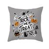New Halloween Cushion Cover Home Gift Sofa Cushion Peach Leather Velvet Car Bedside Pillow Cover