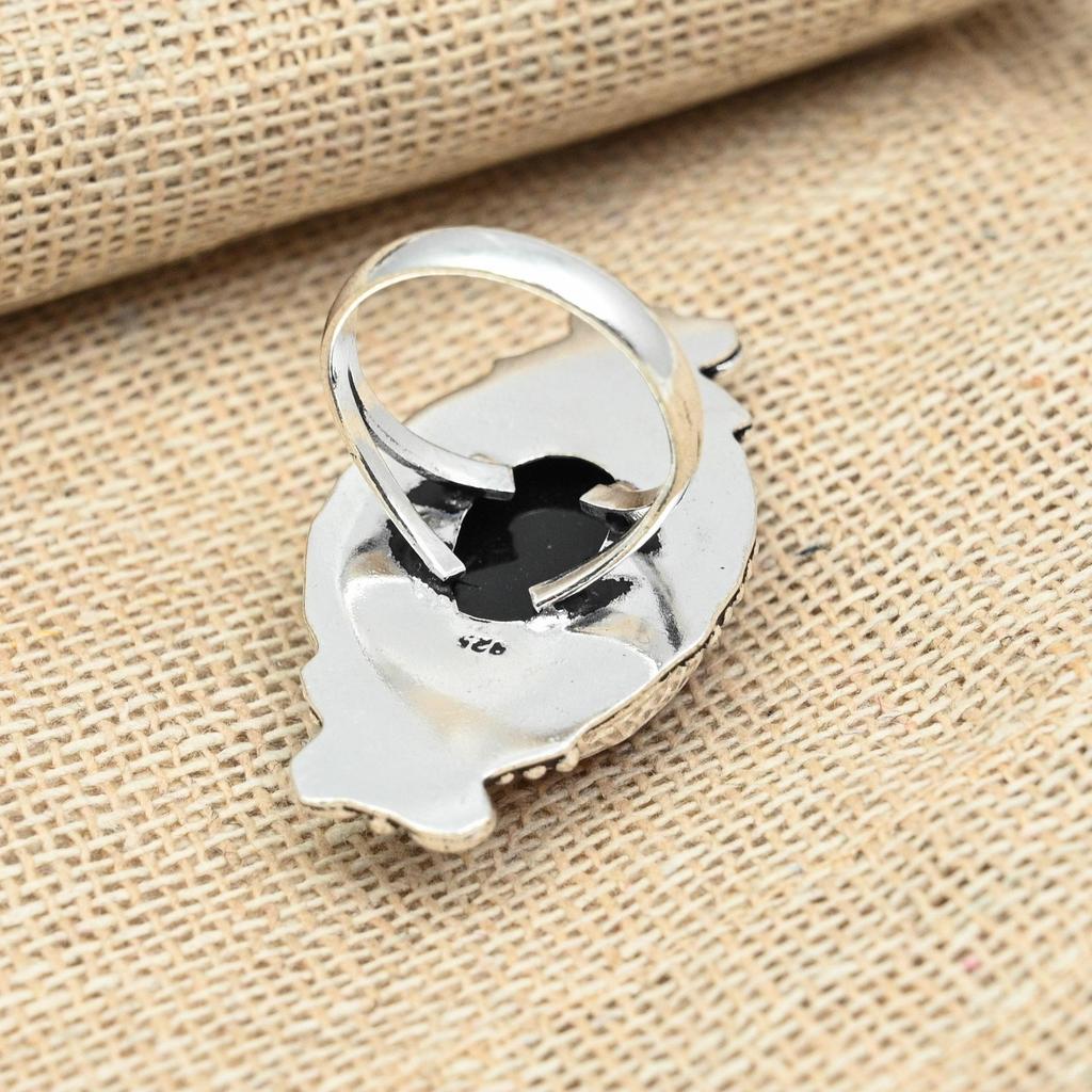 Розовый тройной опаловый драгоценный камень стерлингового серебра 925 пробы ручной работы Изысканное ювелирное кольцо всех размеров