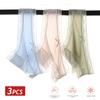 3PCS/Set Seamless Panties Ice Silk Lace Perspective Briefs Ultra Thin Breathable Underwear Cool Summer Female Sexy Lingerie