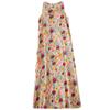 Sleeveless Plus Size Cotton Vintage Floral New In Dresses for Women Casual Loose Long Summer Dress