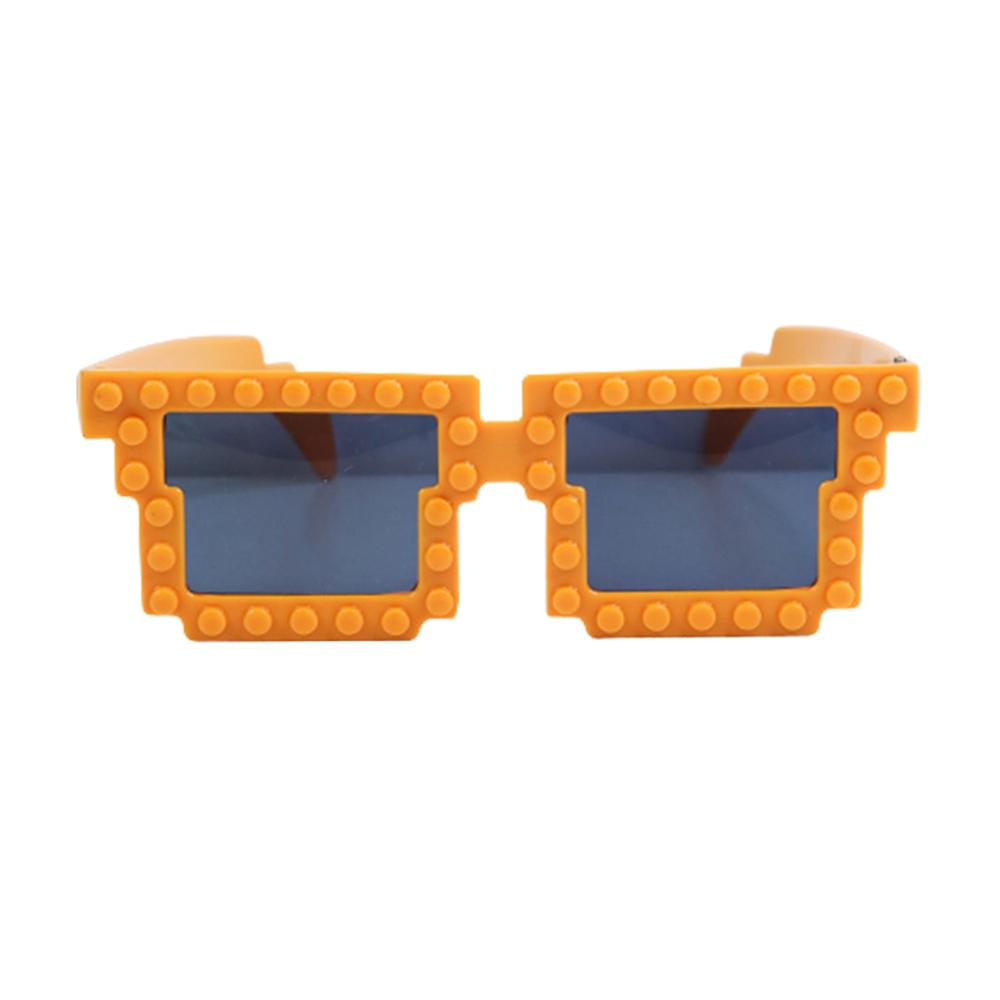 Новые модные солнцезащитные очки из строительных блоков Унисекс Новинка Очки из строительных блоков Свадьба День рождения Подарки Декоративные принадлежности Реквизит
