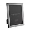 Impressions 999 Silver Narrow Textured Photo Frame 5 X 7 Wood Back Made In Italy