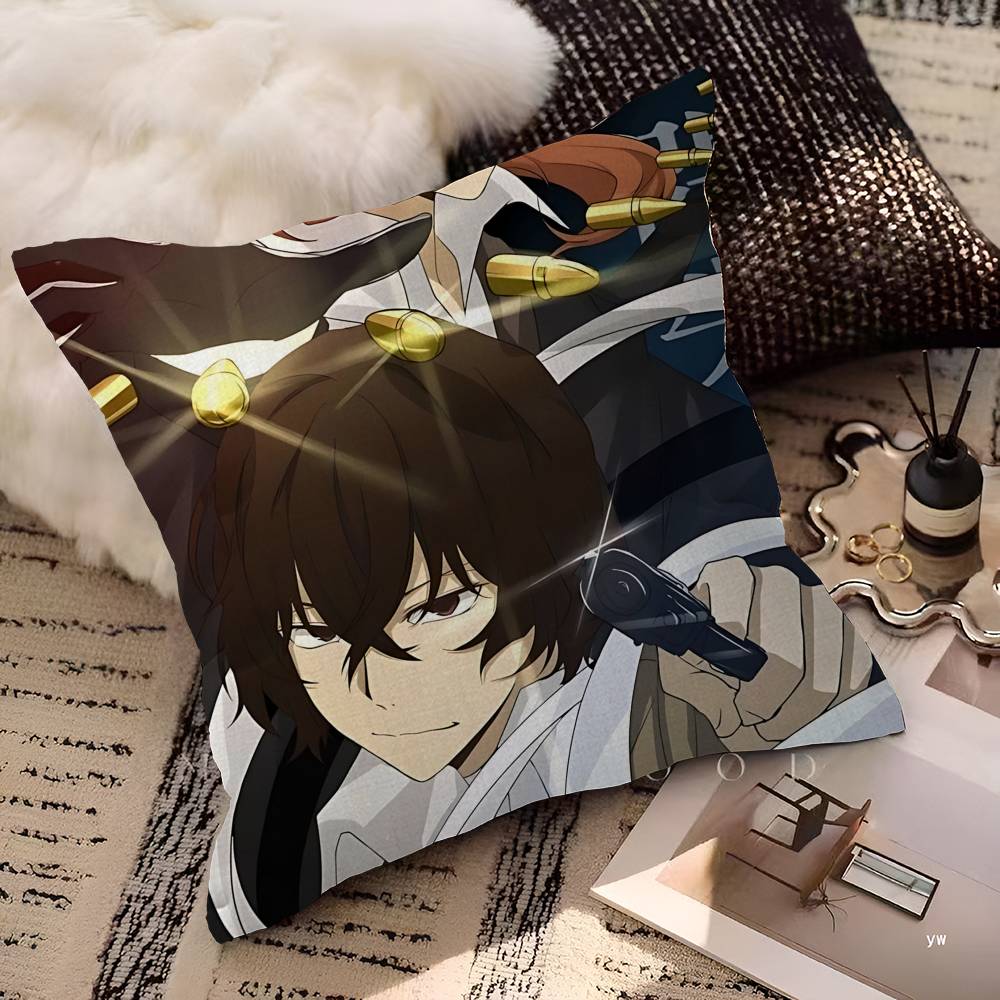 Мультяшная Фигурка Bungo Stray Dogs Наволочка Мультяшный Подарок Чехол для Подушки Спальня Дом Диван Стул Сиденье Декор Наволочка