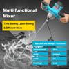 Многофункциональный ручной электрический миксер Портативный бетоносмеситель для краски и извести и цемента Промышленный рулевой миксер
